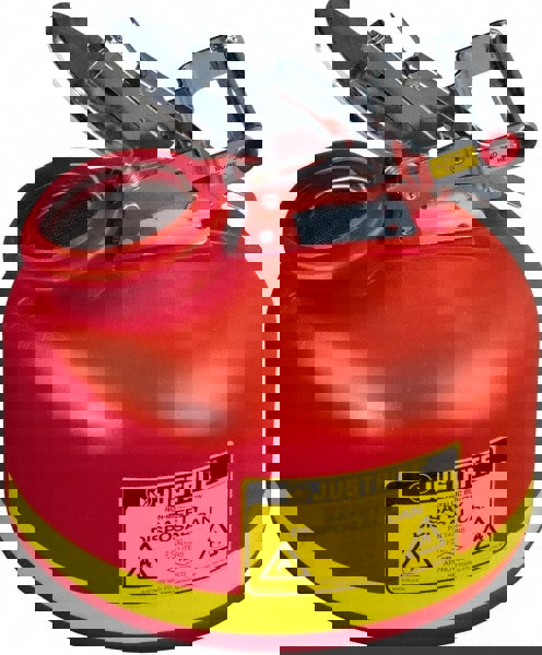 Safety Disposal Cans; Capacity: 2.000 ; Can Material: High Density Polyethylene ; Color: Red; Red ; Compatible Fluid: Flammable and or Corrosive Waste ; Overall Height: 14.75in ; Overall Diameter: 12.000